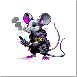 Funny CyperMouse Super Mouse Posters and Art